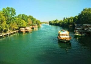 Family friendly Side boat tour on Manavgat River