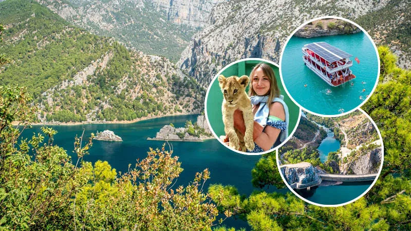 Green Canyon boat trip on Oymapınar Dam Lake