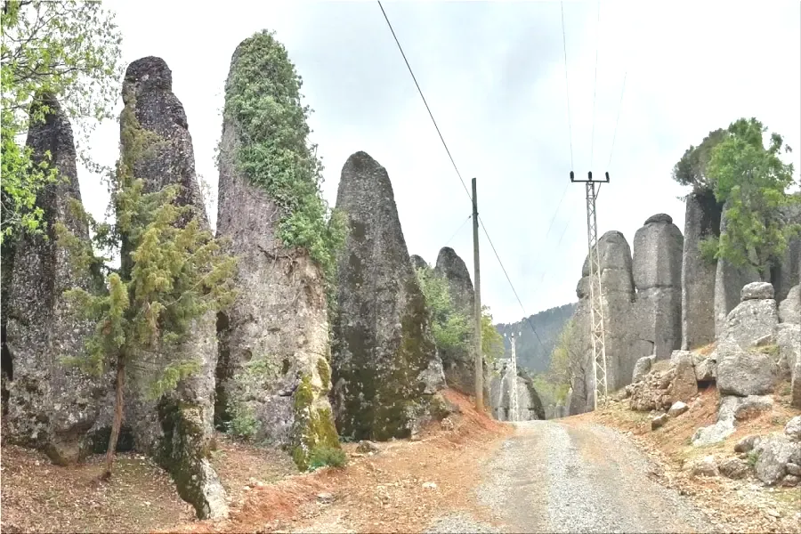Ancient Selge and Adam Kayalar near Tazi Canyon
