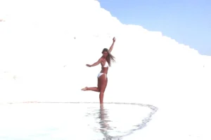 pamukkale white travertines