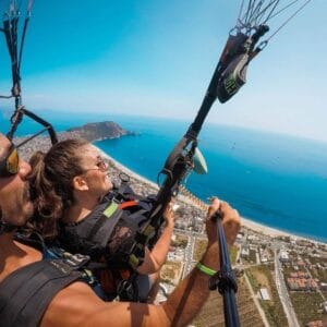 Side Paragliding Tour & Alanya Cleopatra Beach 34 tandem-paragliding-alanya-landing-on-cleopatra-beach