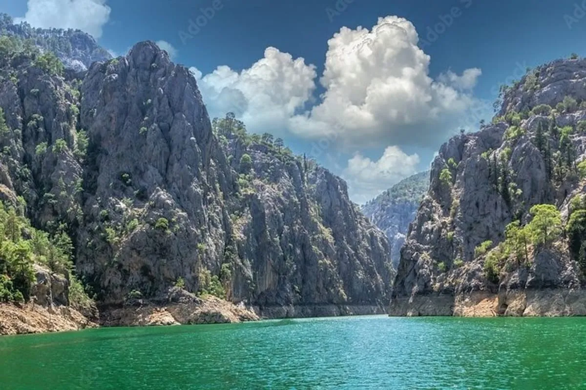 Oymapinar Dam Lake and Green Canyon near Manavgat